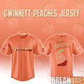 Gwinnett Stripers x Georgia Peaches Special Jersey