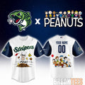Gwinnett Strippers Peanuts Night MiLB 2026 Personalized Baseball Jersey
