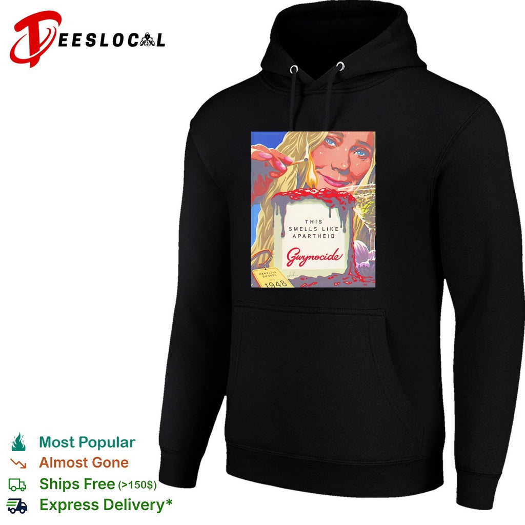 Gwyneth Paltrow burning candle this smells like apartheid Gwynocide shirt