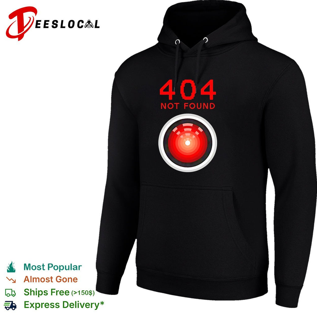HAL 9000 404 not found computer error sci-fi shirt
