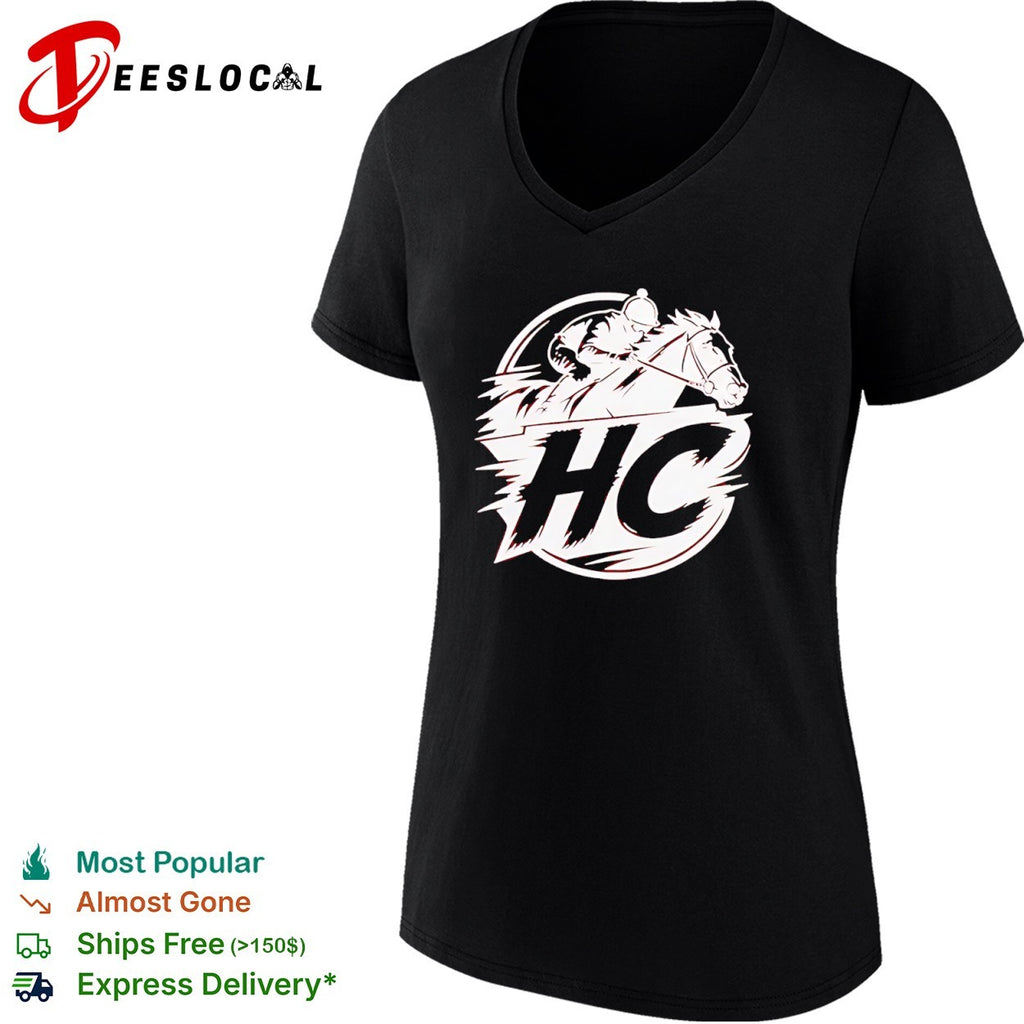 HC Horse Racing Equestrian Sports Mascot Jockey Speed Logo shirt