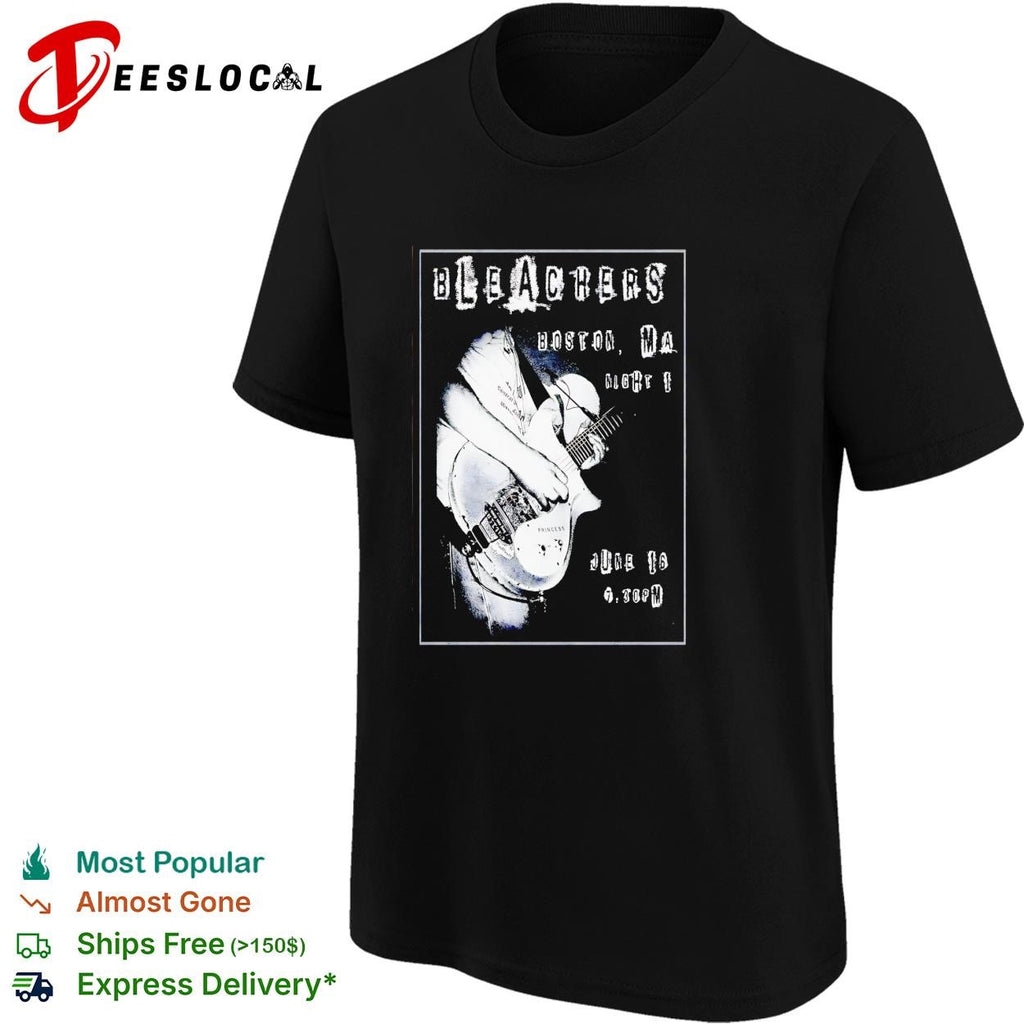 Bleachers Boston MA night 1 June 16 9 30pm Jack Antonoff guitar concert tour poster shirt