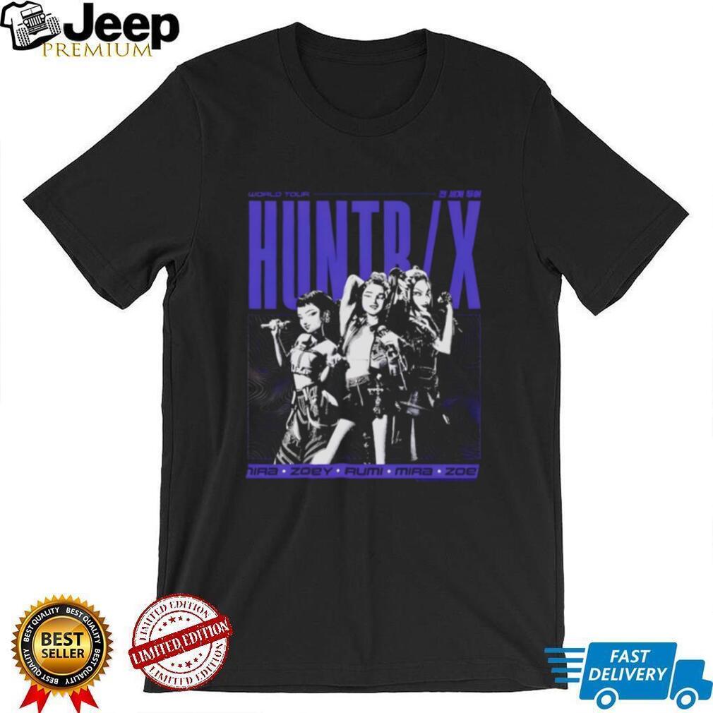 HUNTRX K Pop Style Girl Group World Tour Graphic Streetwear T Shirt