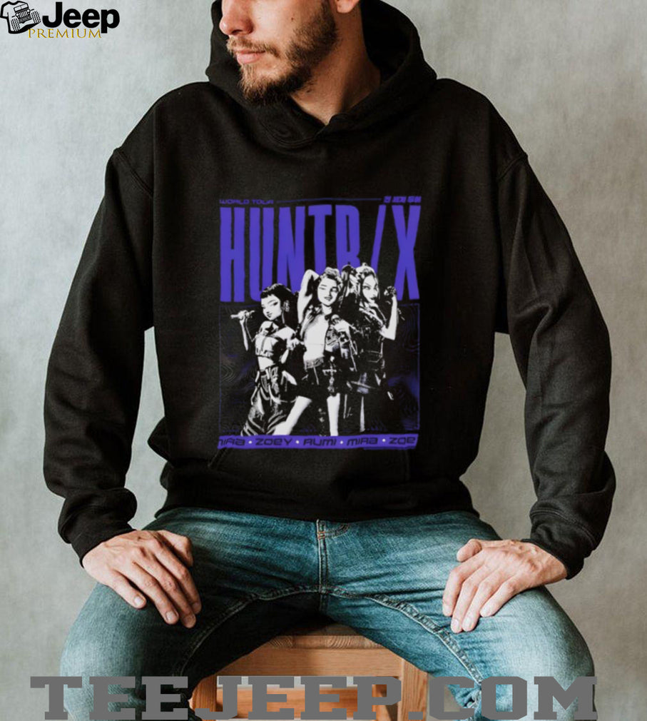 HUNTRX K Pop Style Girl Group World Tour Graphic Streetwear T Shirt