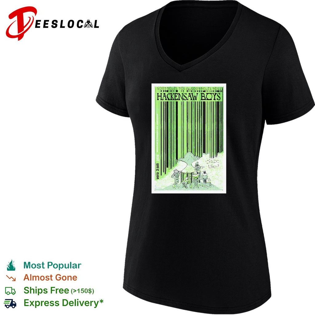 Hackensaw Boys concert suze who vera 3 juli poster shirt