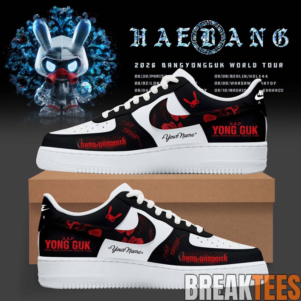 Haebang Bangyongguk World Tour 2026 Ice Shadow AF1 Shoes
