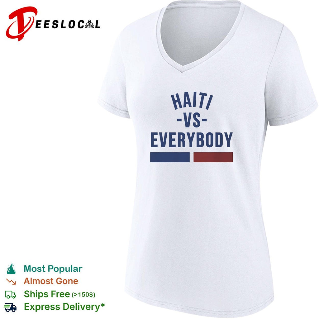 Haiti vs everybody flag soccer pride shirt