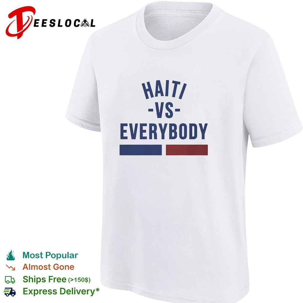 Haiti vs everybody flag soccer pride shirt