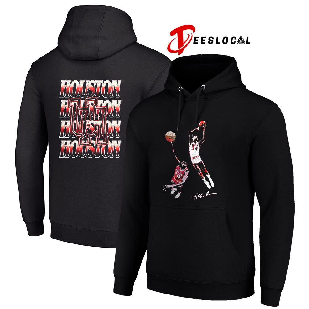 Hakeem x University of Houston graphic signature repeat shirt