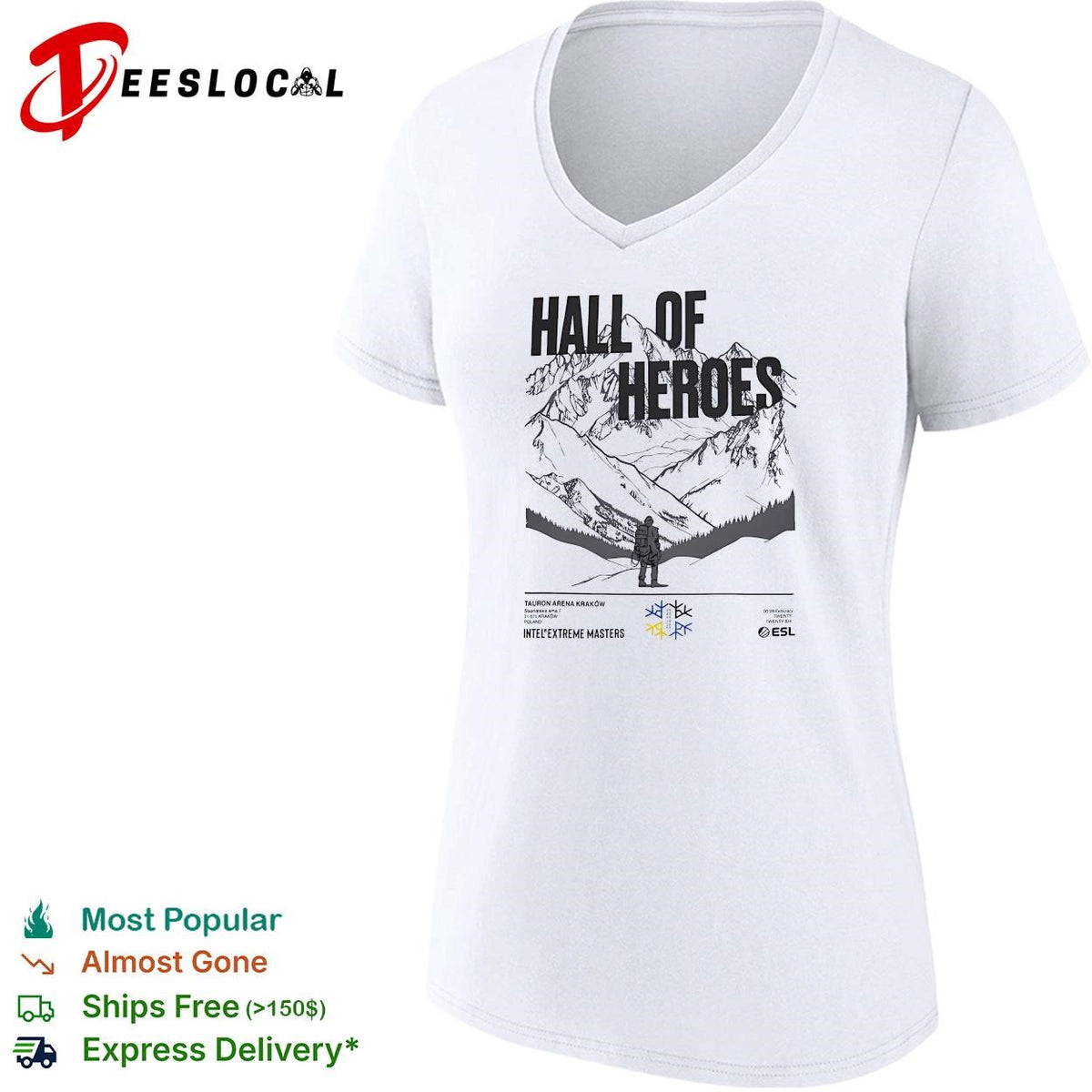 Hall of Heroes Intel Extreme Masters Tauron Arena Krakow 06 08 February 2026 shirt