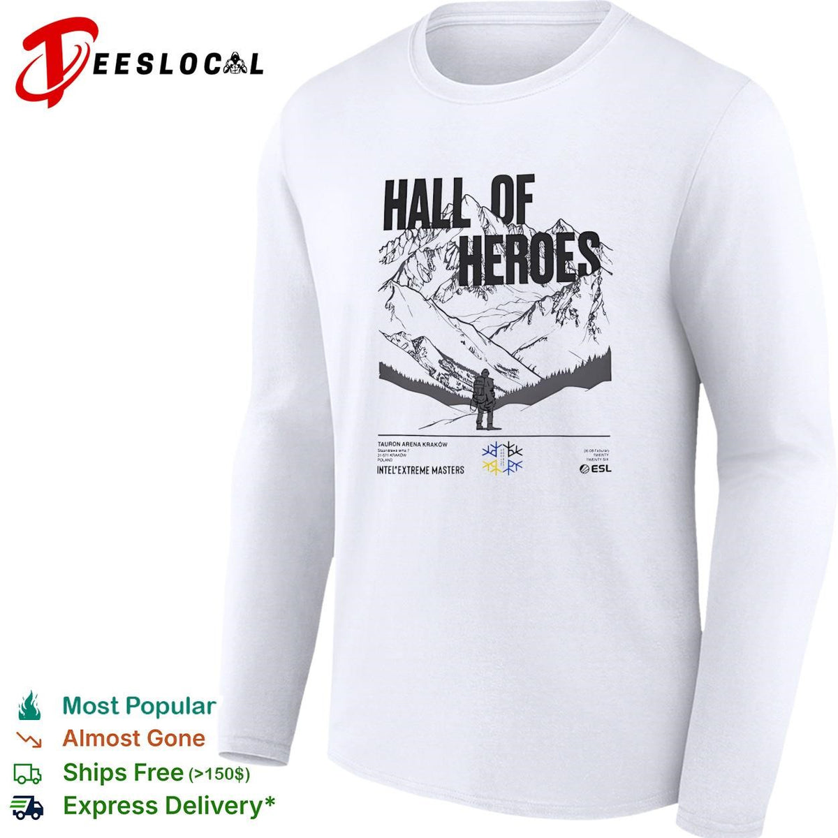 Hall of Heroes Intel Extreme Masters Tauron Arena Krakow 06 08 February 2026 shirt