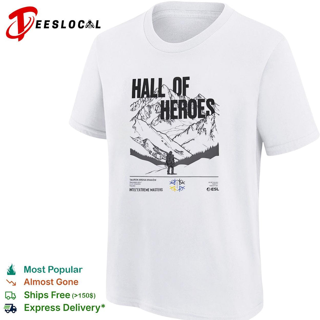 Hall of Heroes Intel Extreme Masters Tauron Arena Krakow 06 08 February 2026 shirt