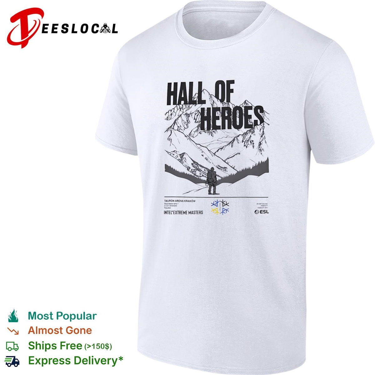Hall of Heroes Intel Extreme Masters Tauron Arena Krakow 06 08 February 2026 shirt