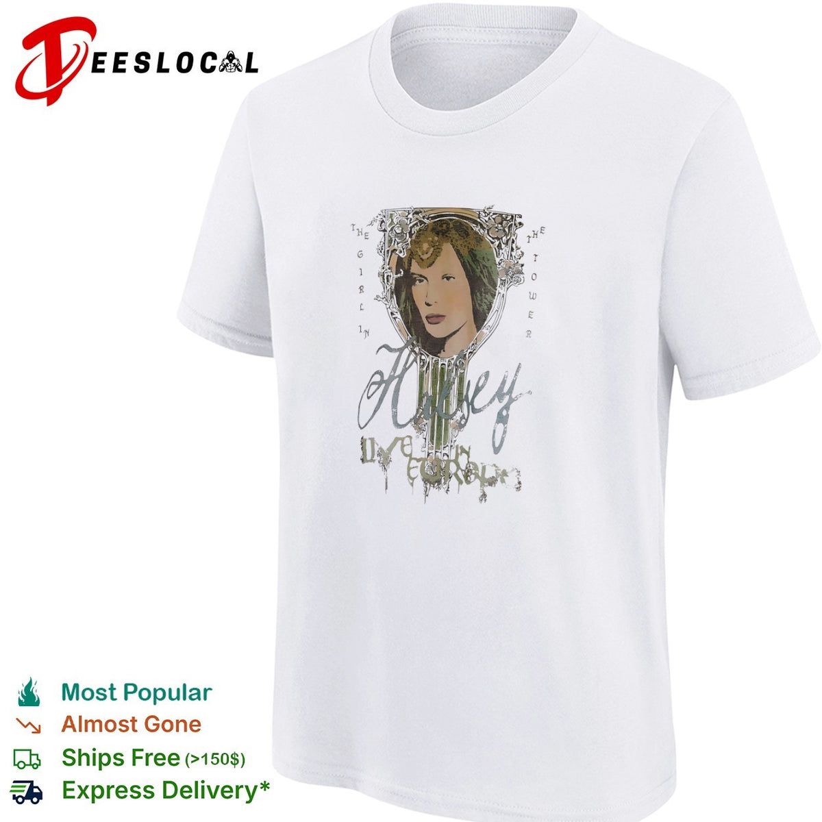 Halsey the girl in the tower live in europe shirt