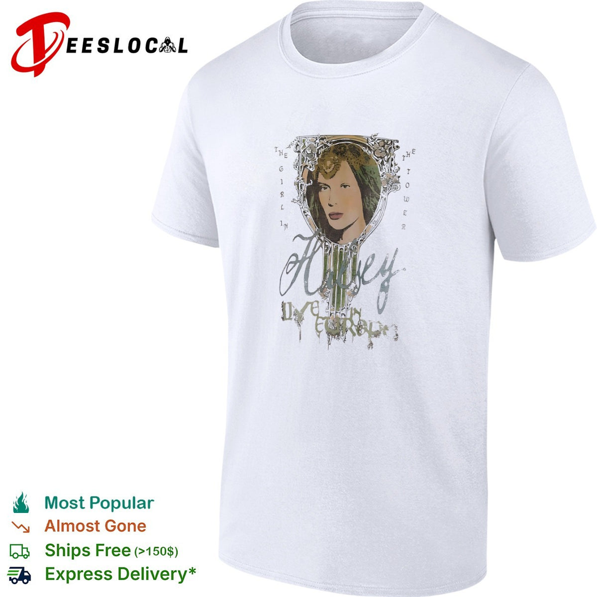 Halsey the girl in the tower live in europe shirt