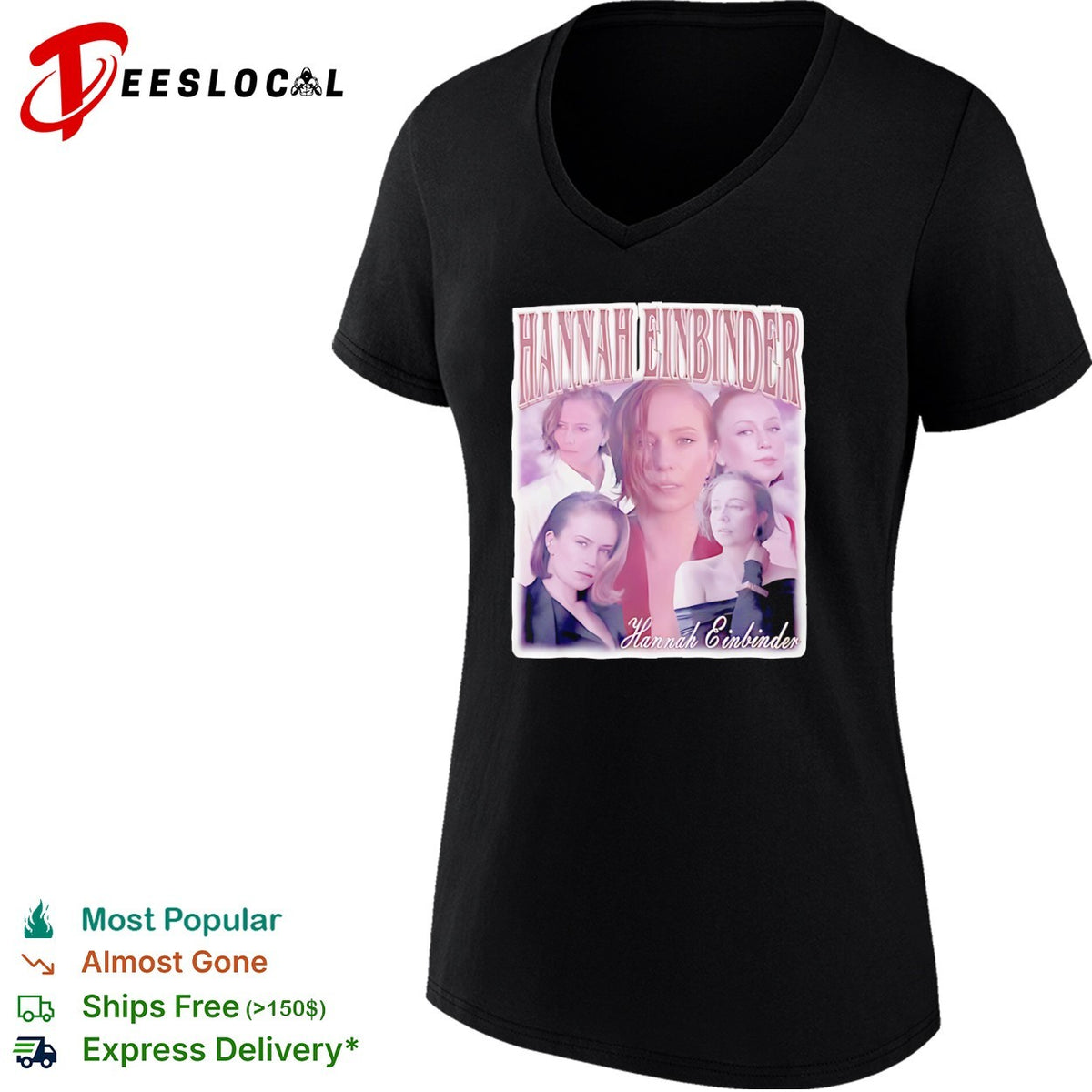 Hannah Einbinder Collage Portrait Commemorative shirt