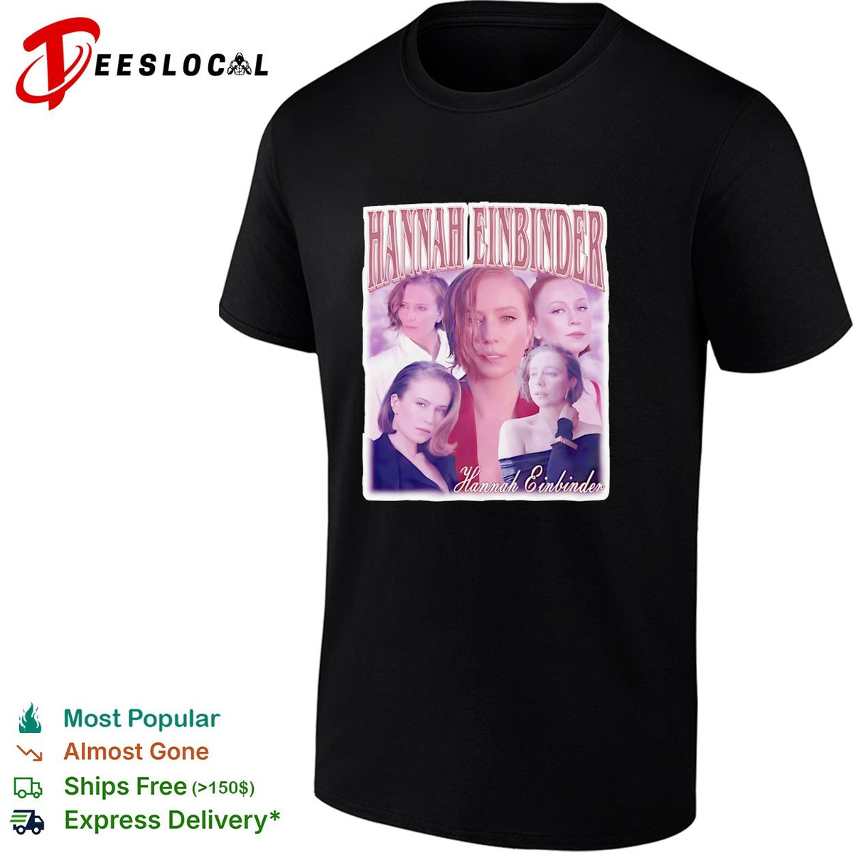 Hannah Einbinder Hannah Einbinder Hannah Einbinder 90s bootleg style shirt