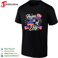 Happy 4th of July Uncle Sam Hat American Flag Fireworks Independence Day shirt
