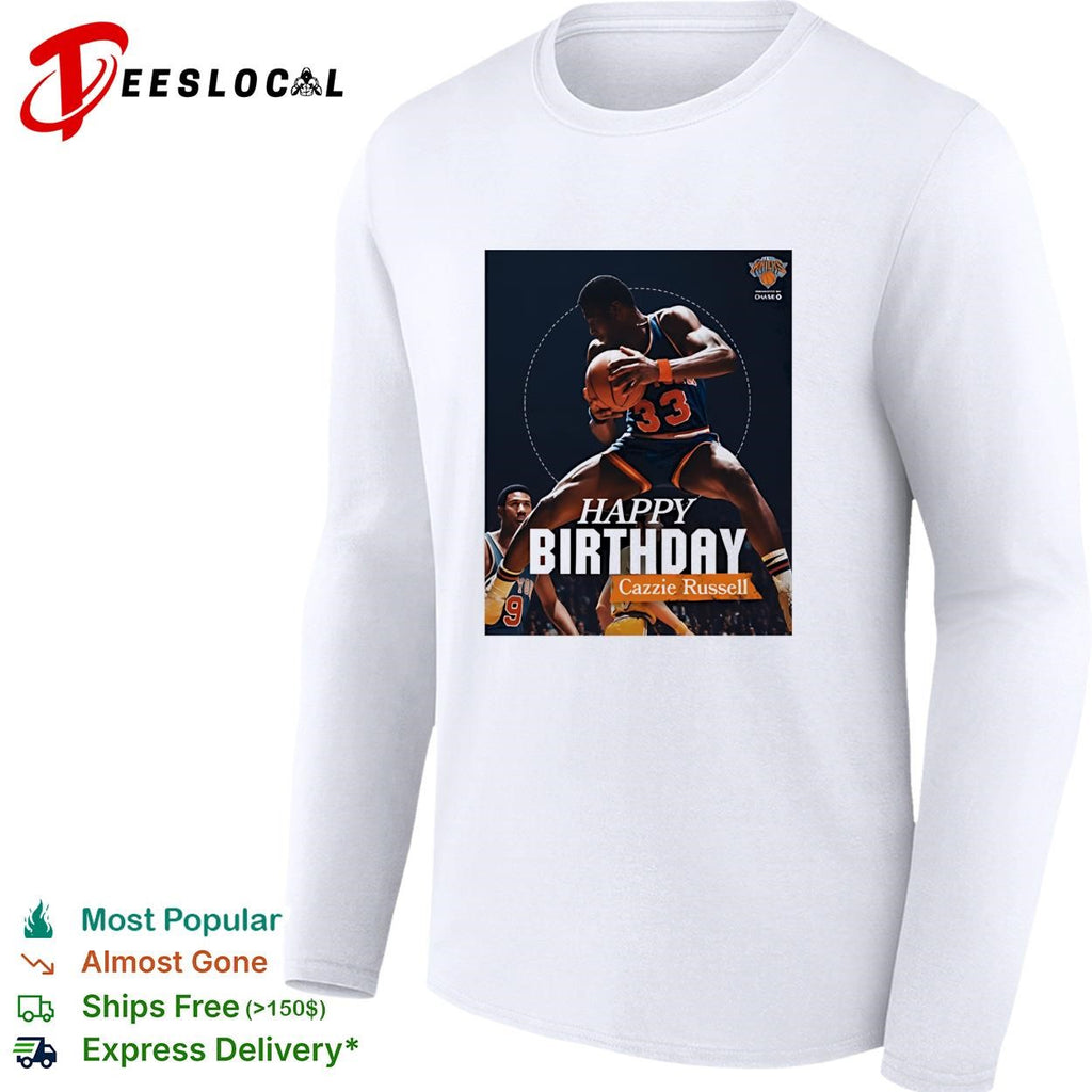 Happy Birthday Cazzie Russell shirt