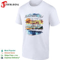 Harbor Athletic Club New York sailboats at sunset nautical coastal travel shirt