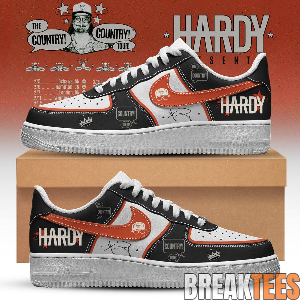 Hardy The Country Country Tour 2026 Special Air Force 1 Shoes