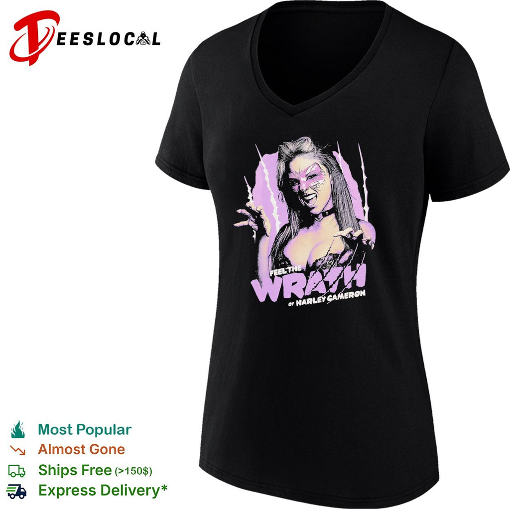 Harley Cameron Feel the Wrath of AEW Professional Wrestling League shirt