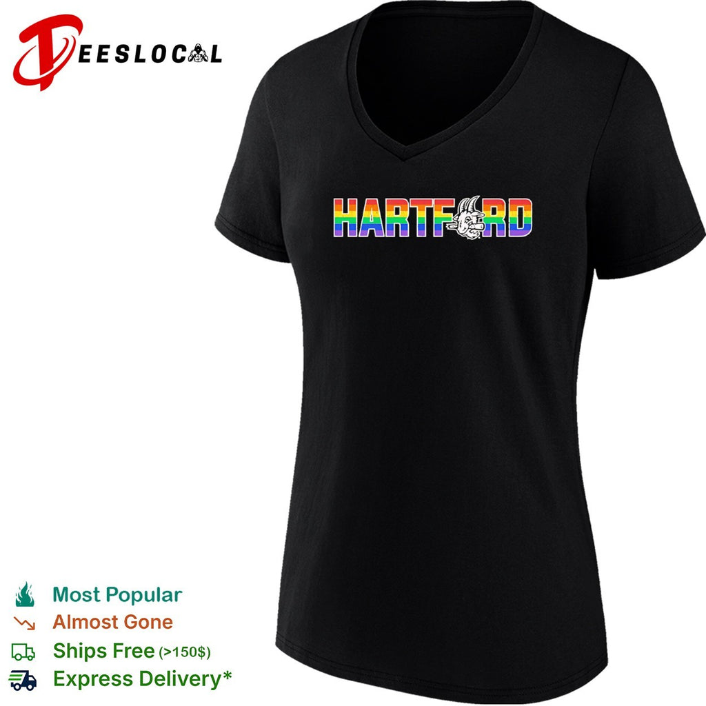 Hartford Yard Goats rainbow shirt