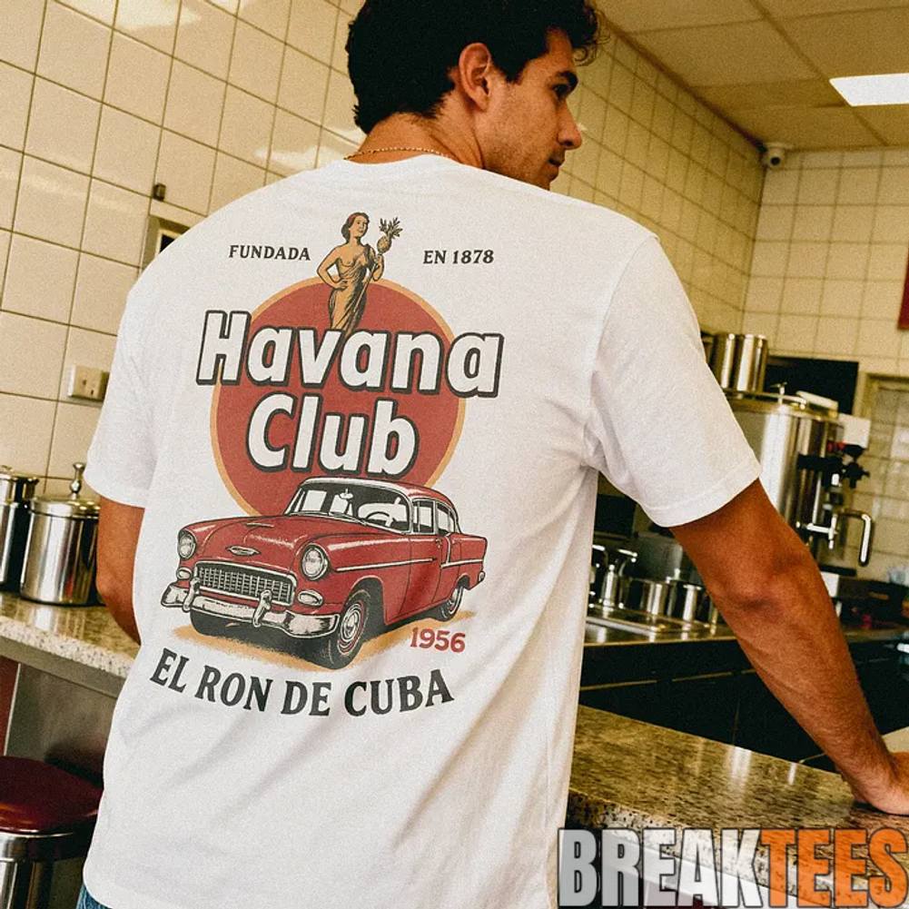 Havana Club Cuba Caddy Heavy T-Shirt