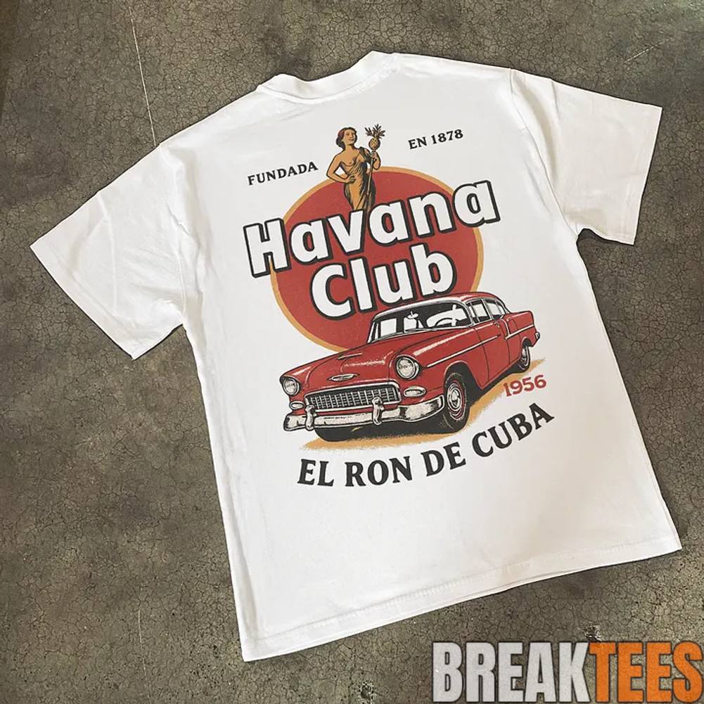 Havana Club Cuba Caddy Heavy T-Shirt