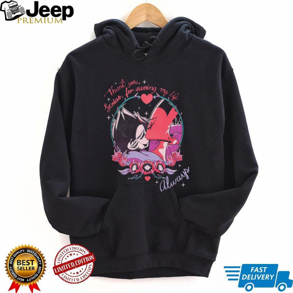 Hazbin Hotel Stolas and Blitz Romantic Quote Graphic T Shirt