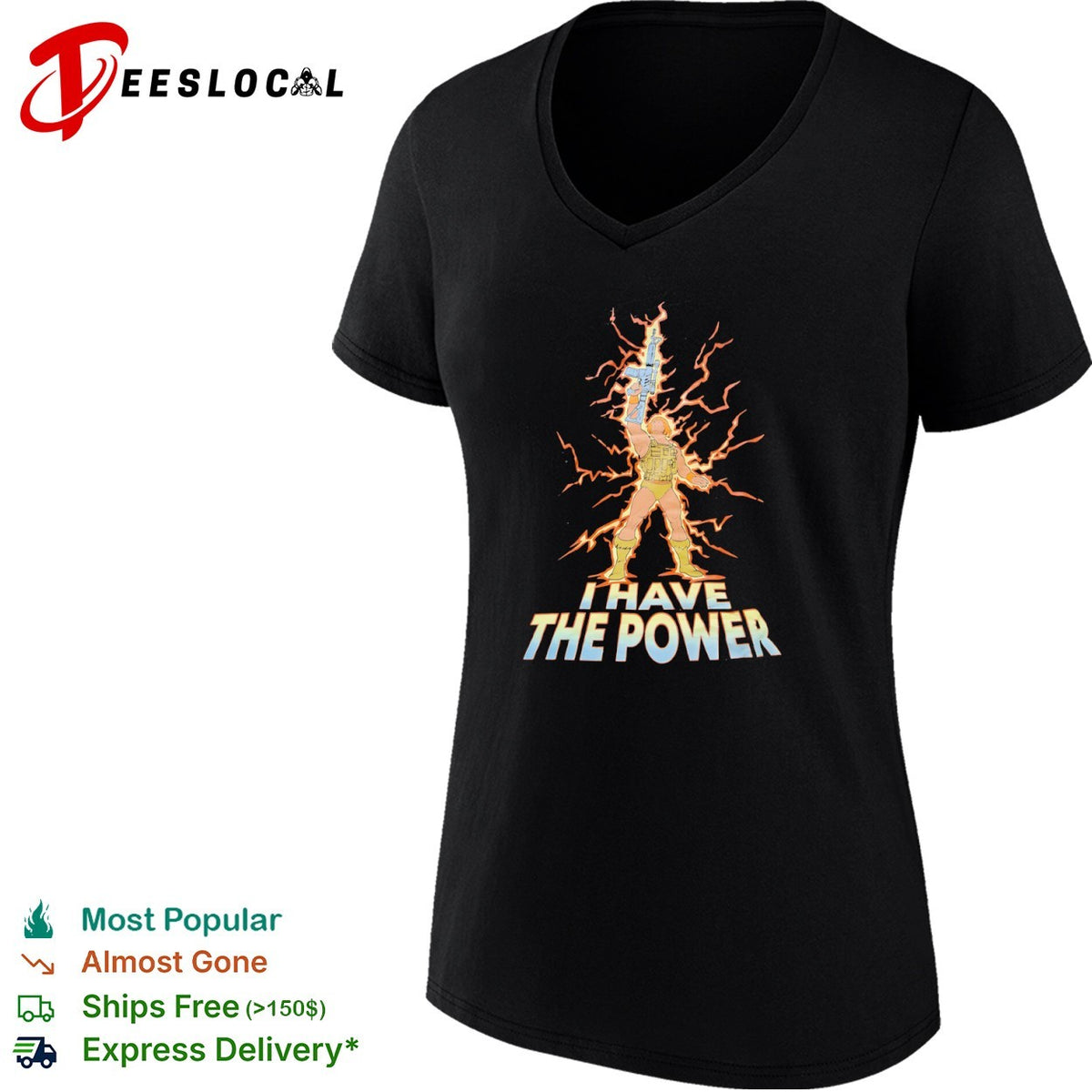 He-Man Masters of the Universe I have the power shirt