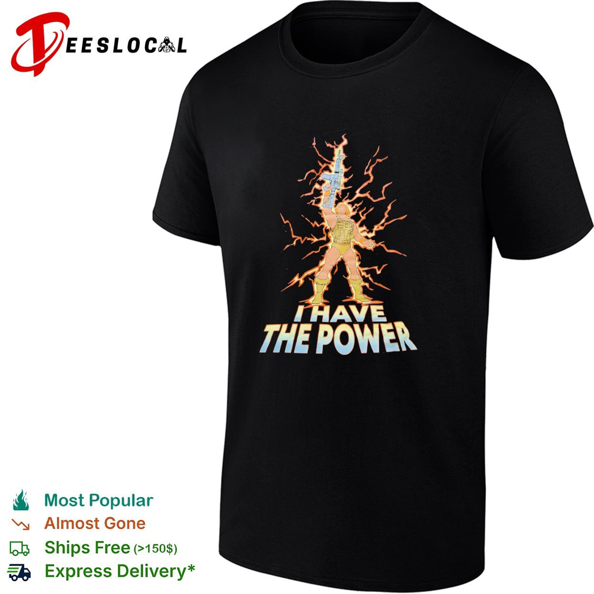 He-Man Masters of the Universe I have the power shirt