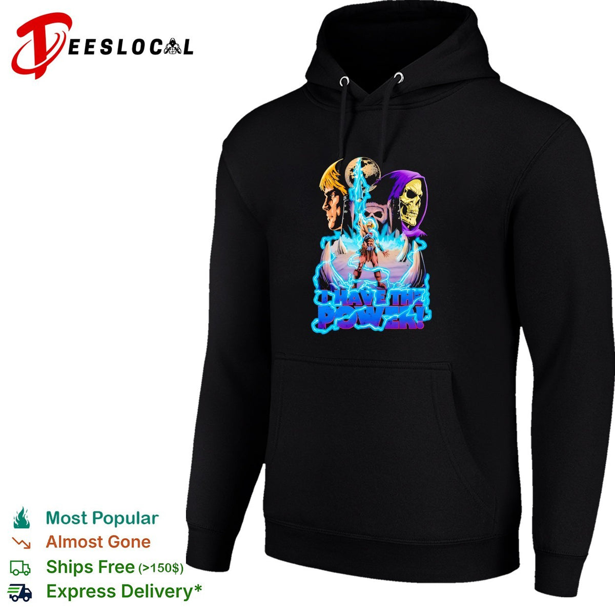 He-Man and Skeeter I Have the Power Masters of the Universe Pop Culture shirt