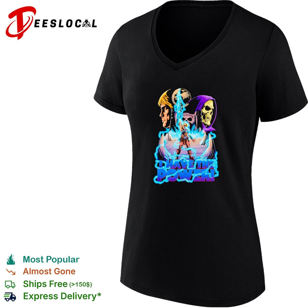 He-Man and Skeeter I Have the Power Masters of the Universe Pop Culture shirt