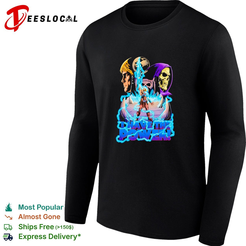 He-Man and Skeeter I Have the Power Masters of the Universe Pop Culture shirt