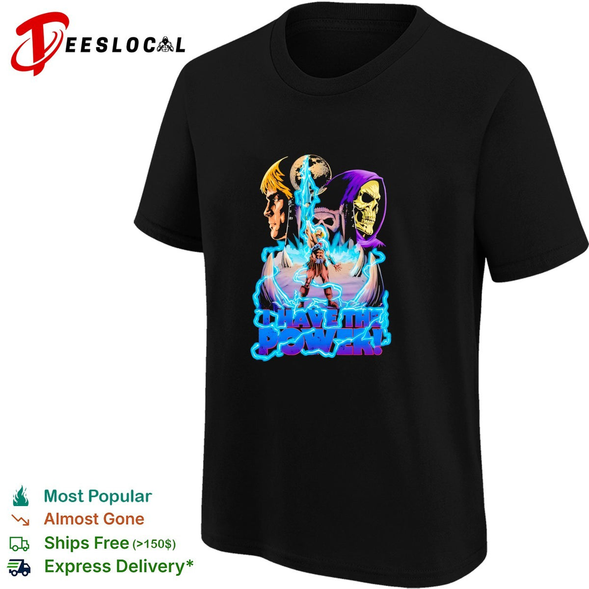 He-Man and Skeeter I Have the Power Masters of the Universe Pop Culture shirt