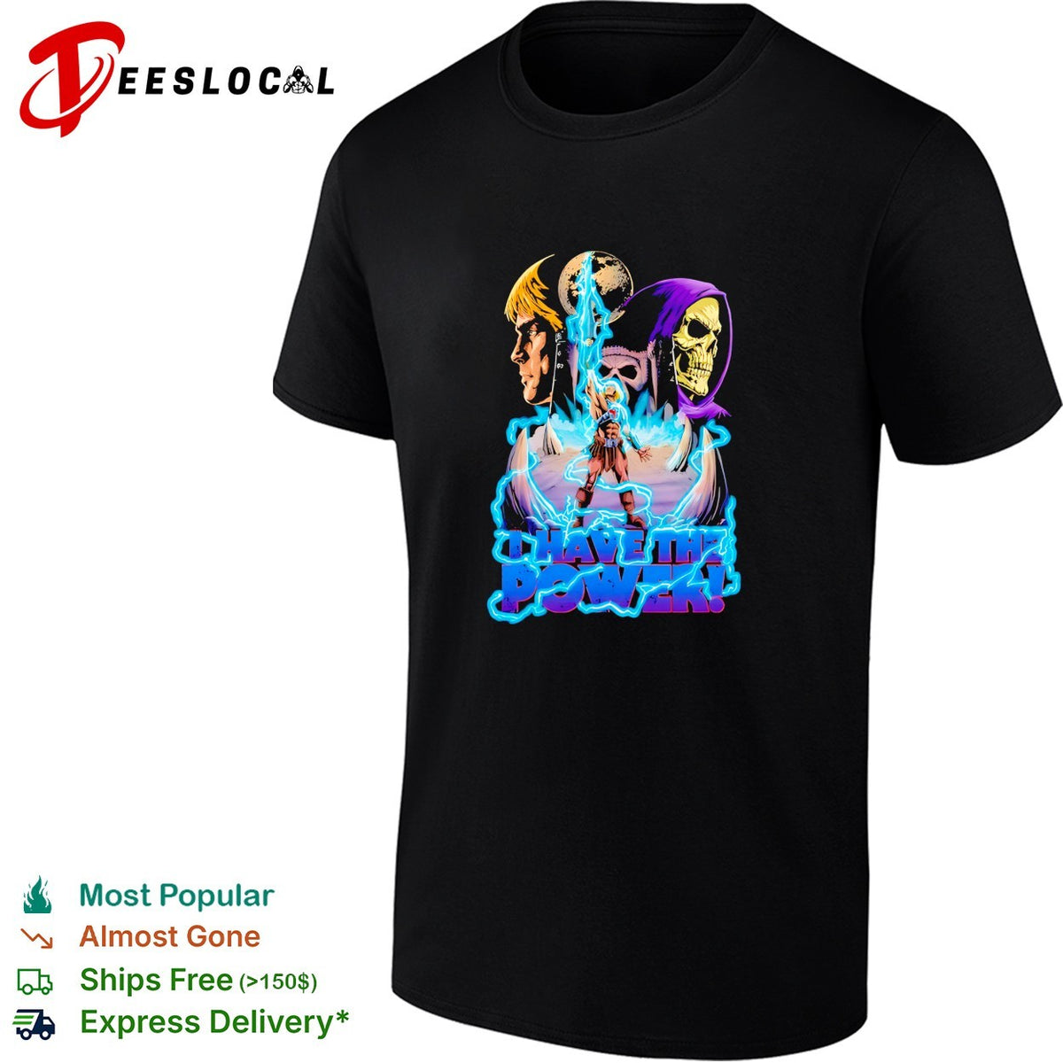 He-Man and Skeeter I Have the Power Masters of the Universe Pop Culture shirt