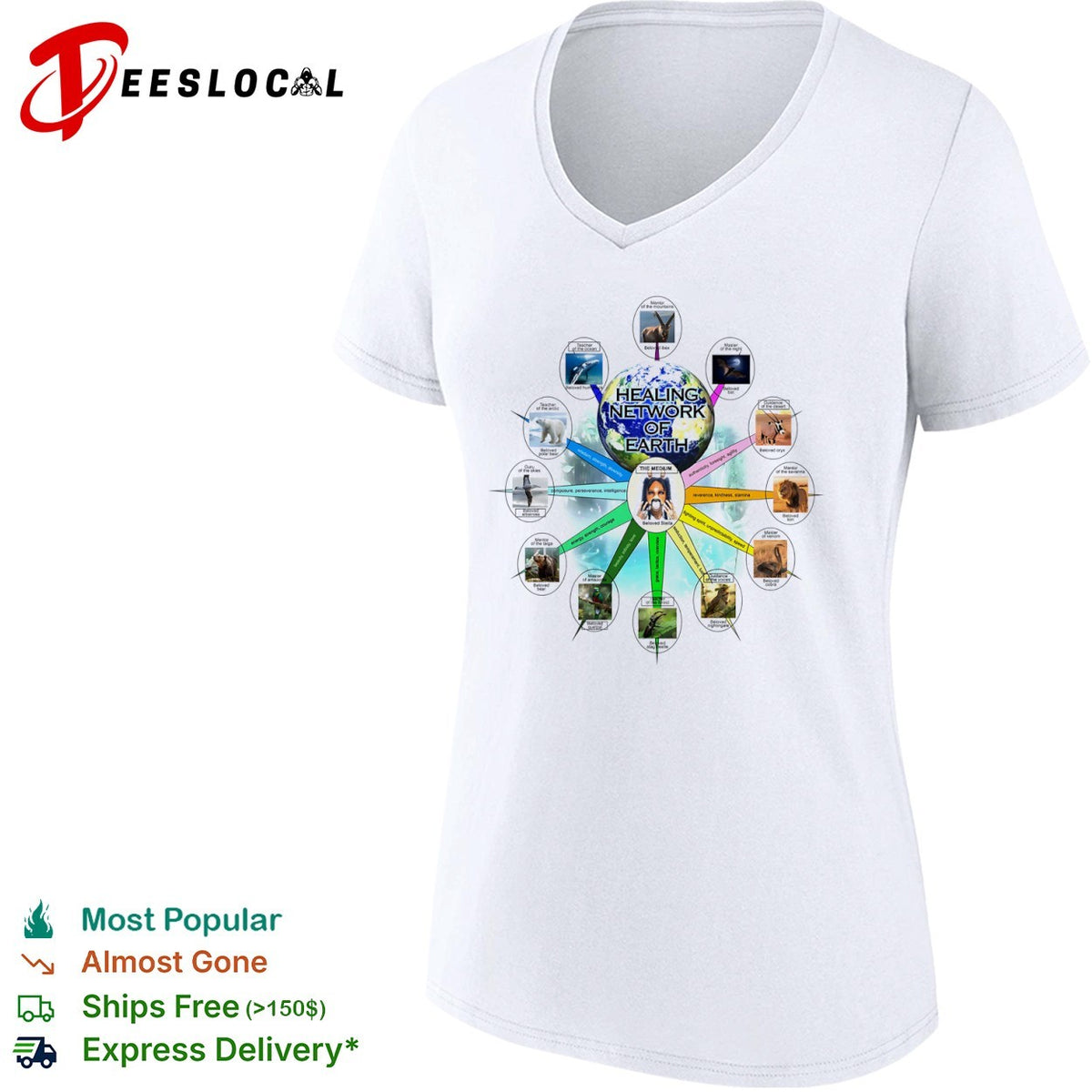 Healing Network of Earth Beloved Stella and the Animal Kingdom shirt