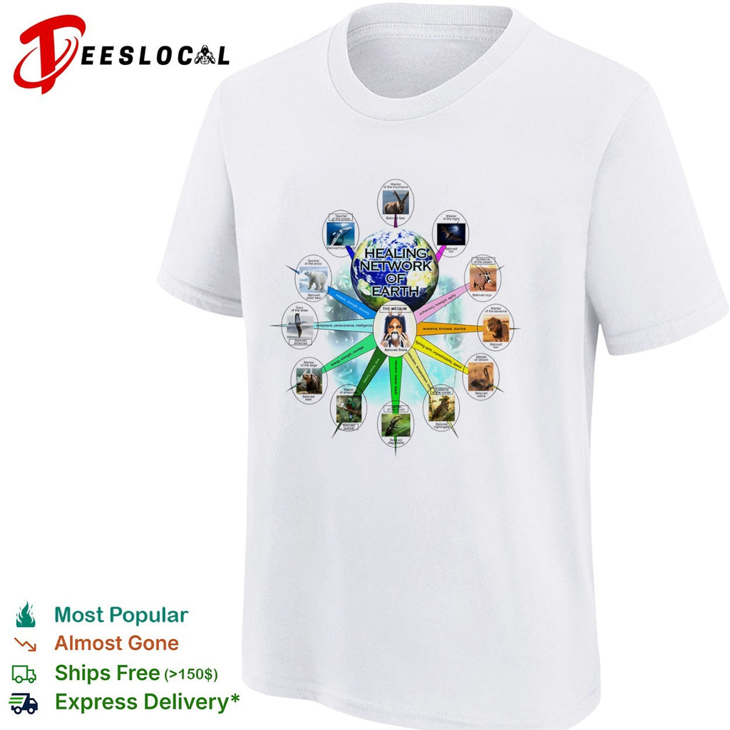 Healing Network of Earth Beloved Stella and the Animal Kingdom shirt