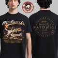 Helloween Giants And Monsters Tour 2025 Vintage Orange Pumpkin Katowice At Arena Spodek On November 28 2025 T-Shirt