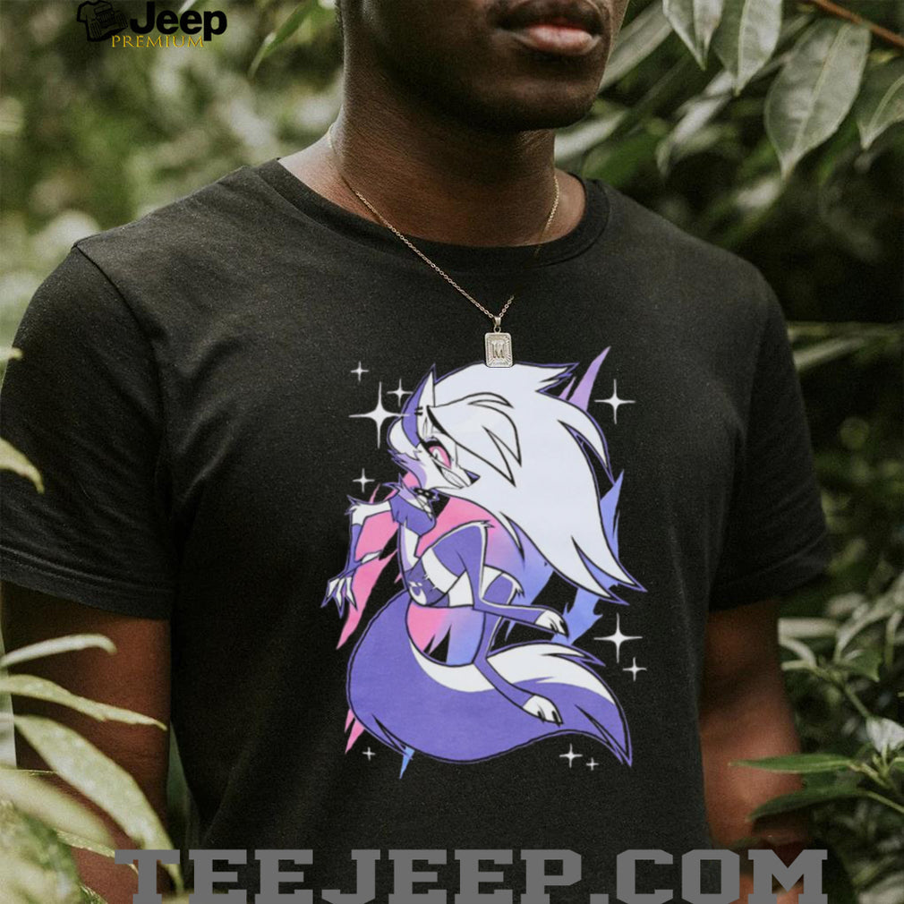Helluva Boss Loona Gothic Style Character Portrait Graphic T Shirt