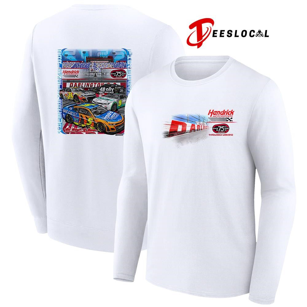 Hendrick Motorsports throwback weekend too tough to tame graphic shirt