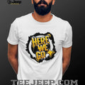 Here We Go Pittsburgh Football Fan Graphic T Shirt