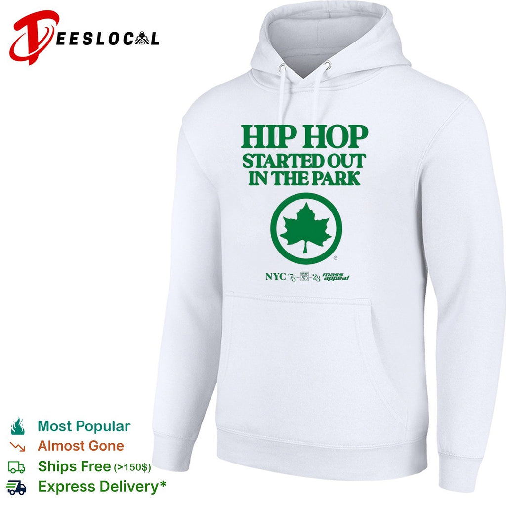 Hip Hop Started out in the Park NYC 1973 2023 Mass Appeal 50th Anniversary shirt