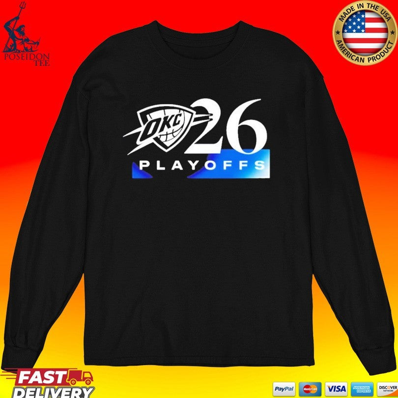Ladies Okc Thunder Iog 2026 Playoffs Gradient T-shirt
