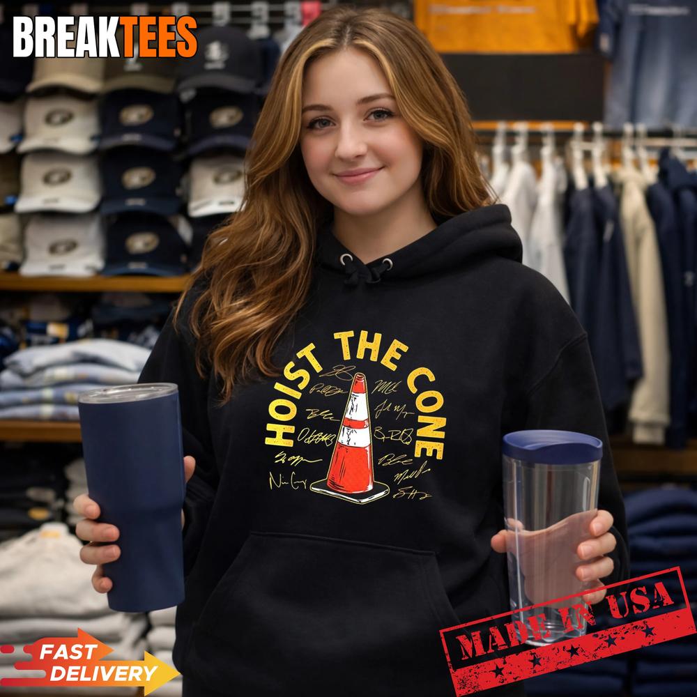 Hoist the Cone Pittsburgh Pirates baseball signature T-Shirt