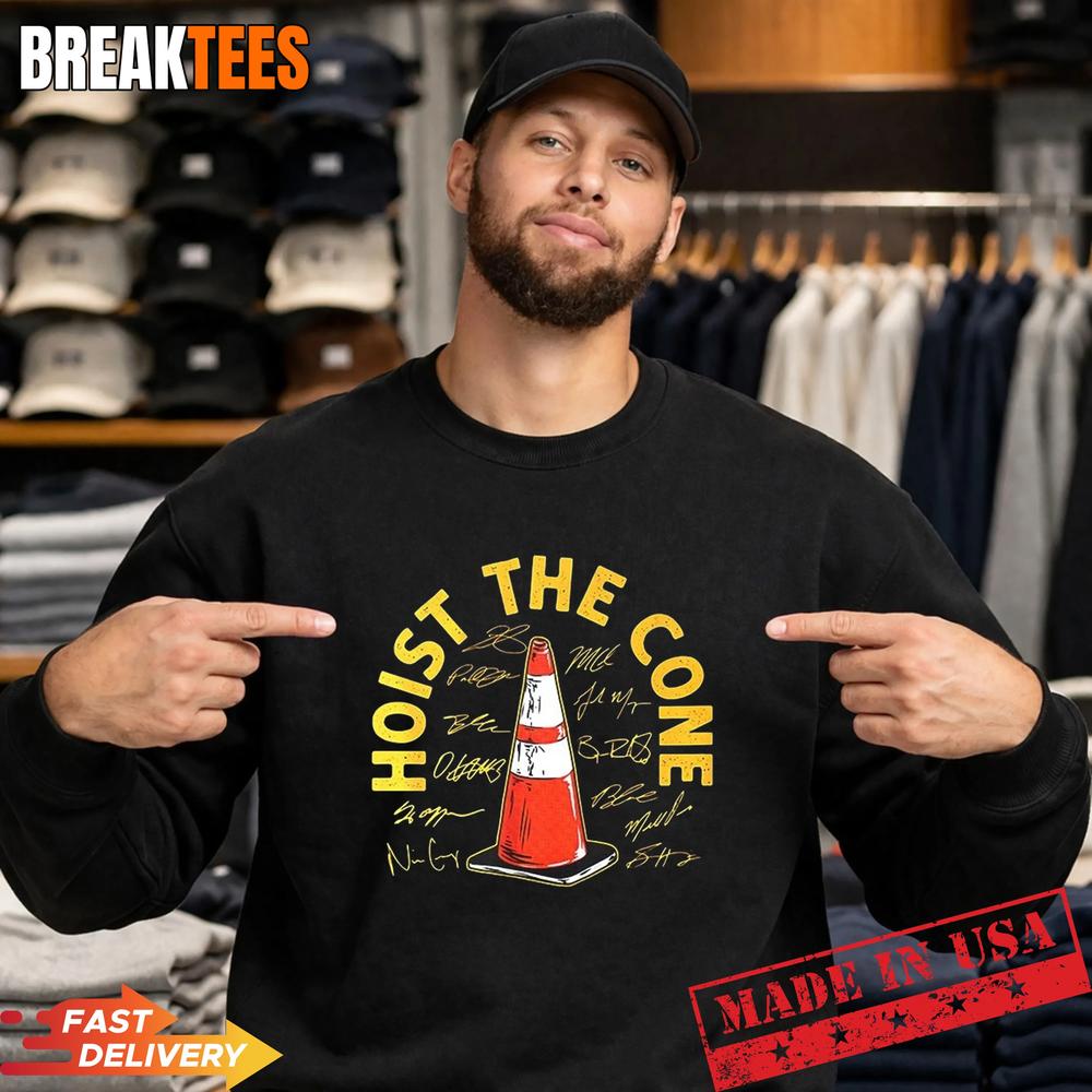 Hoist the Cone Pittsburgh Pirates baseball signature T-Shirt