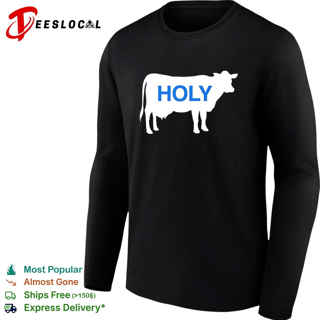 Holy cow silhouette wordplay shirt