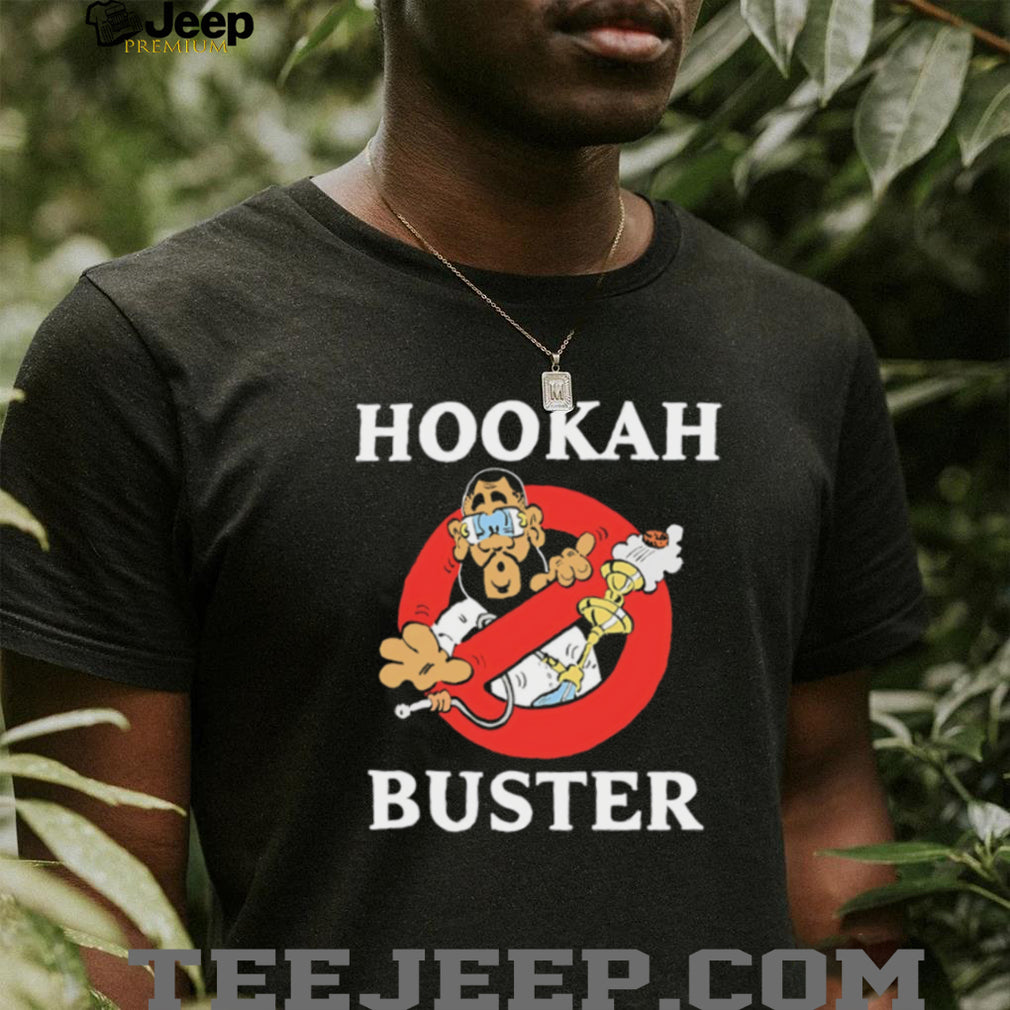 Hookah Buster Funny Parody Cartoon Smoke Enthusiast T Shirt