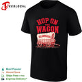Hop on the Wagon Oklahoma Sooners OklahomaHaha Basketball Shirt